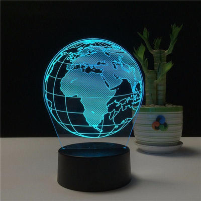 Lampe LED Globe Terrestre