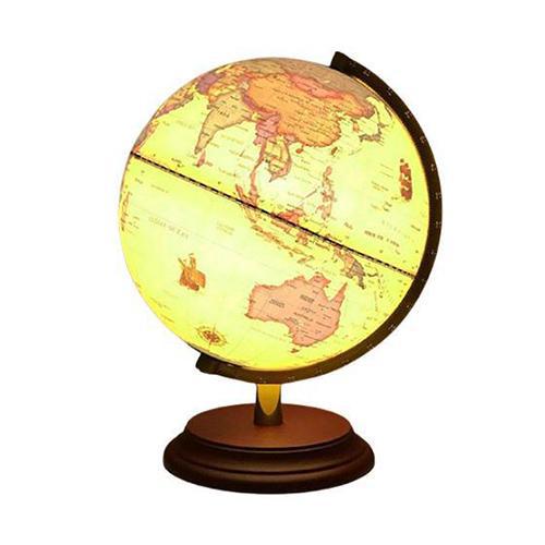 Globe terrestre Globe terrestre éclairé à LED de 8 pouces pour enfants et  adultes Lampe globe éducative lumineuse avec support en fer Décoration de