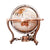 Globe Terrestre Vintage - Sphère blanche - Support en cuivre