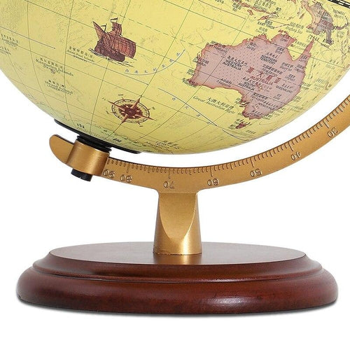 Globe terrestre en tôle années 50 - l'Atelier de L'Arche