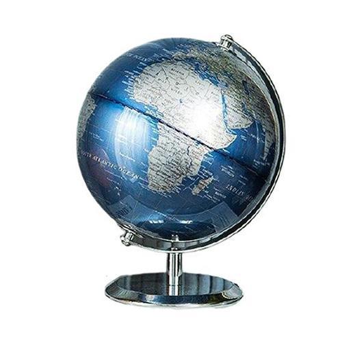 Globe Terrestre bleu électrique