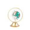 Globe Terrestre en cristal - Arc doré