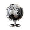 Globe Terrestre en métal (Noir & Argent)