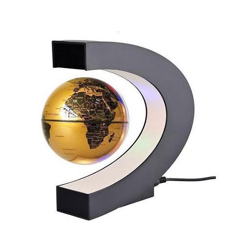 Globe Terrestre lévitation (Sphère or)