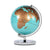 Globe Terrestre métallique chromé (Bleu ciel)