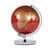 Globe Terrestre métallique chromé (Rouge)