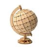 Globe Terrestre puzzle en bois