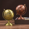 Globe terrestre en laiton (Couleur or)