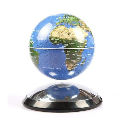 THj Globe Flottant avec Base de Livre Lévitation magnétique Globe