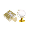 Coffret Mini Globe Terrestre cristal or